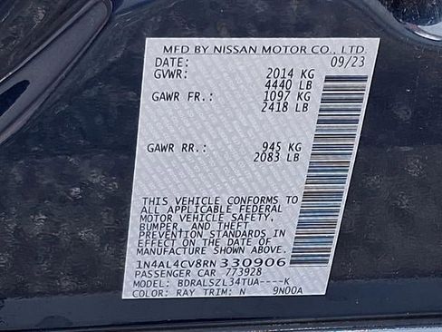 Certified 2024 Nissan Altima 2.0 SR image 30