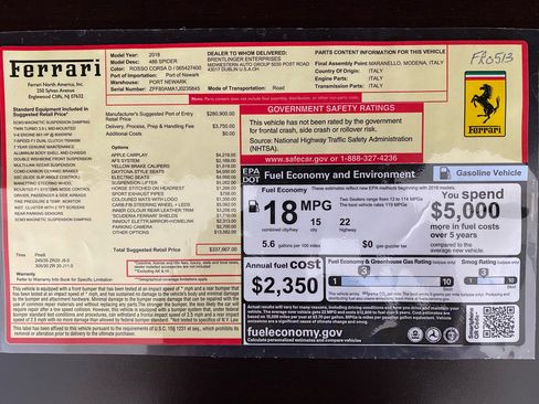 Used 2018 Ferrari 488 Spider image 48