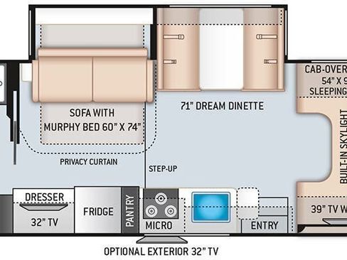 Used 2022 Ford E-450 and Econoline 450 Super Duty w/ Motorhome Prep Package image 46