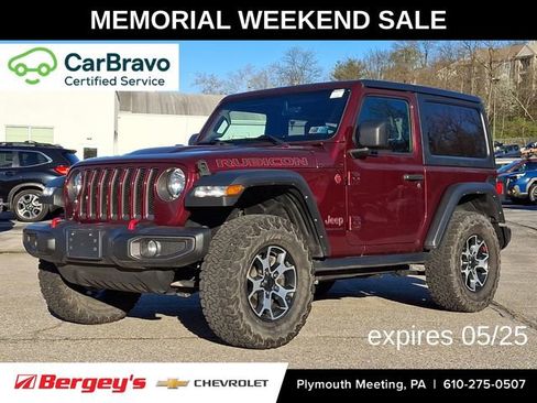 Used 2021 Jeep Wrangler Rubicon w/ Uconnect 4C Nav & Sound Group AWD/4WD image 1