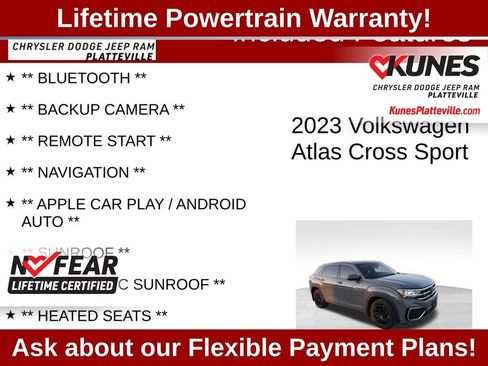 Used 2023 Volkswagen Atlas Cross Sport SEL Premium R-Line AWD/4WD image 3