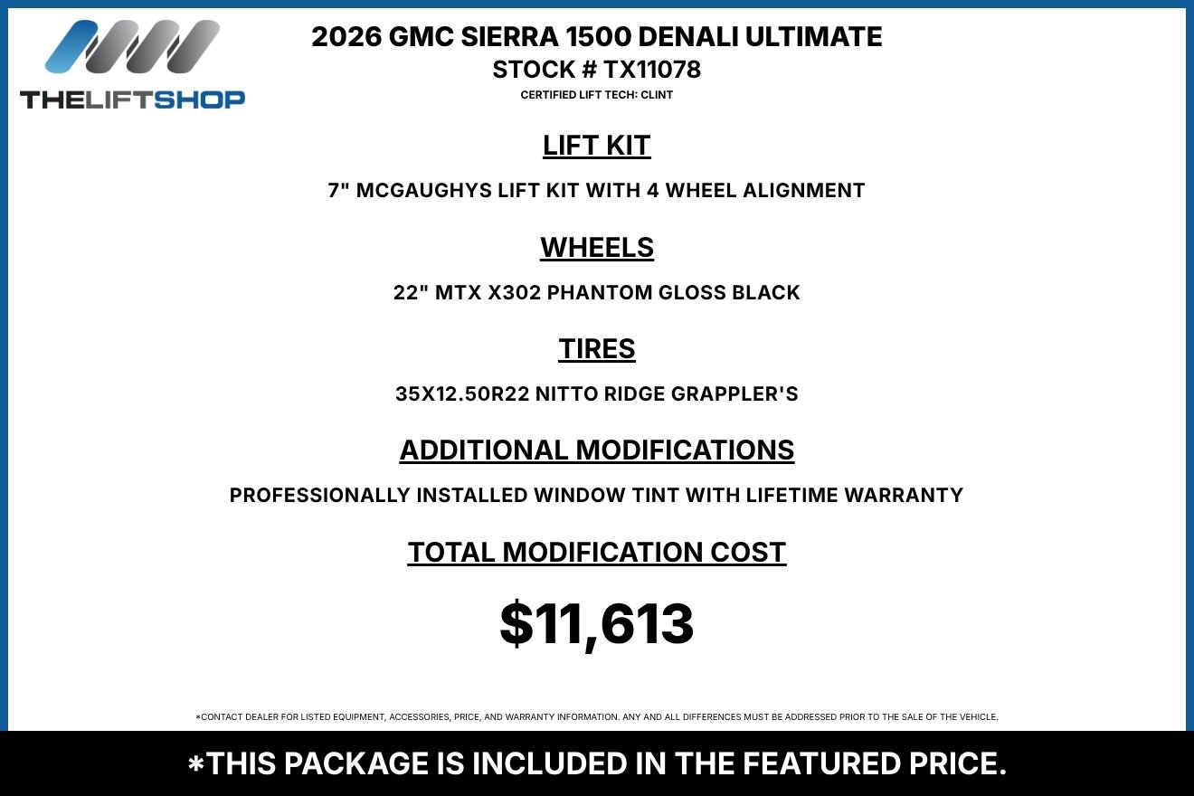 Used 2026 GMC Sierra 1500 Denali Ultimate AWD/4WD image 2