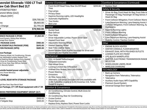 New 2026 Chevrolet Silverado 1500 LT Trail Boss w/ Convenience Package II AWD/4WD image 9