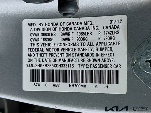 Used 2012 Honda Civic LX image 28