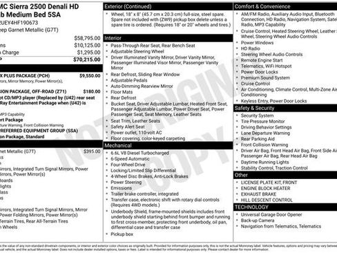 Used 2017 GMC Sierra 2500 Denali w/ Duramax Plus Package image 25