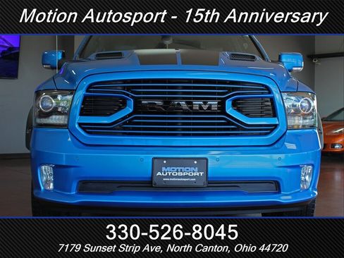 Used 2018 RAM 1500 Sport w/ Hydro Blue Sport Package AWD/4WD image 3