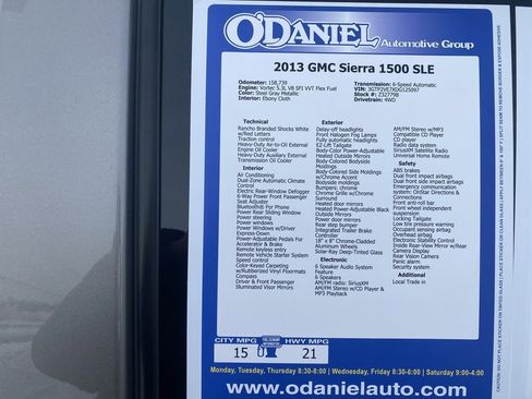 Used 2013 GMC Sierra 1500 SLE w/ All-Terrain Package image 19