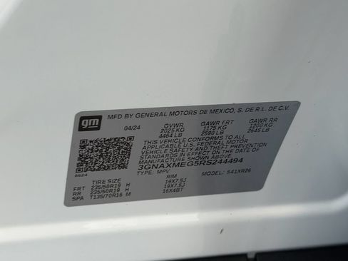 Used 2024 Chevrolet Equinox RS w/ LPO, Cargo Package FWD image 20
