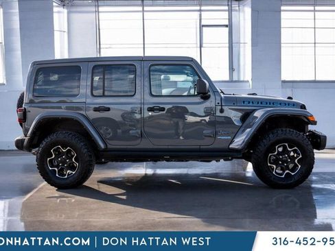 Used 2021 Jeep Wrangler Unlimited Rubicon 4xe w/ Steel Bumper Group image 29