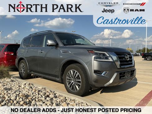 Used 2021 Nissan Armada SL w/ Captain's Chairs Package image 1