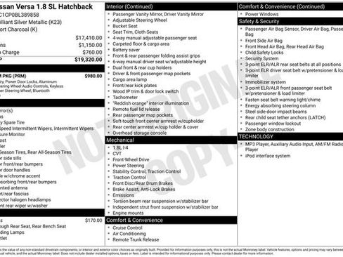 Used 2011 Nissan Versa Hatchback w/ Premium Pkg FWD image 13