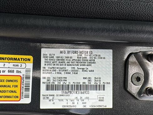 Used 2019 Ford Mustang GT Premium RWD image 21