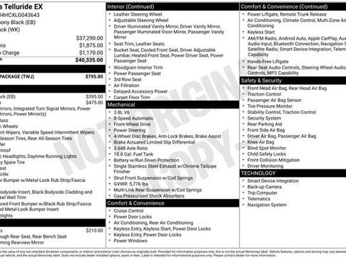 Used 2020 Kia Telluride EX w/ Towing Package image 43