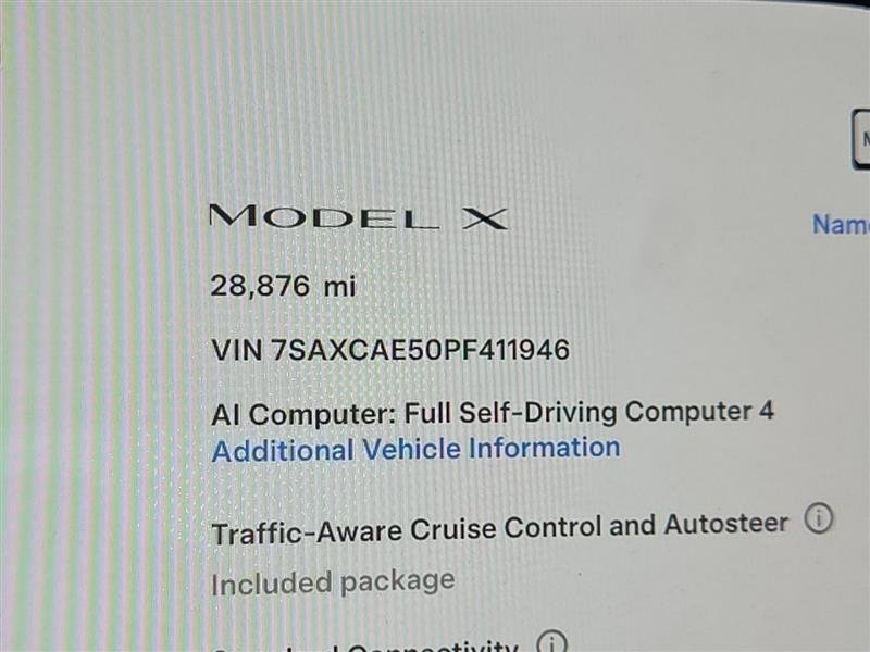 Used 2023 Tesla Model X AWD/4WD image 4