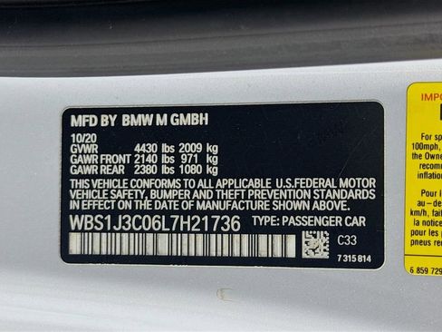 Used 2020 BMW M2 CS image 38