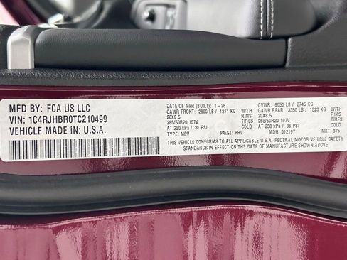 New 2026 Jeep Grand Cherokee Limited image 23