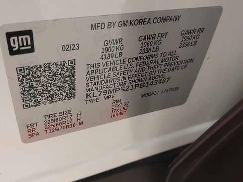 Certified 2023 Chevrolet TrailBlazer LT w/ Convenience Package FWD image 34
