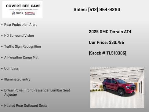 New 2026 GMC Terrain AT4 w/ Convenience Package III AWD/4WD image 31