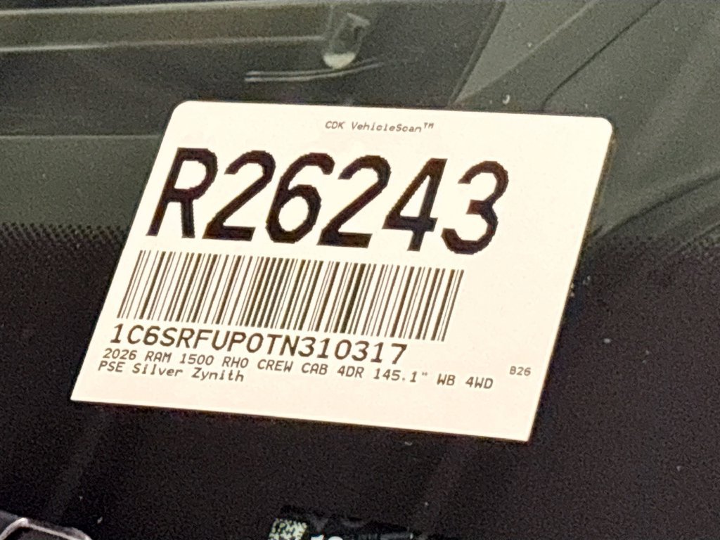 New 2026 RAM 1500 RHO w/ RHO Level 1 Equipment Group AWD/4WD image 25