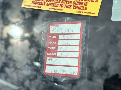 Used 2010 Toyota Prius Four image 8