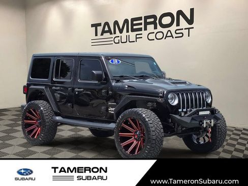 Used 2018 Jeep Wrangler Unlimited Sahara AWD/4WD image 1