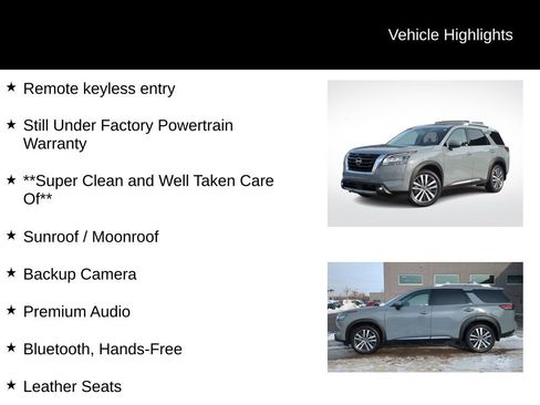 Used 2022 Nissan Pathfinder Platinum w/ Cargo Package image 6