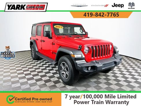Certified 2023 Jeep Wrangler Sport S image 1