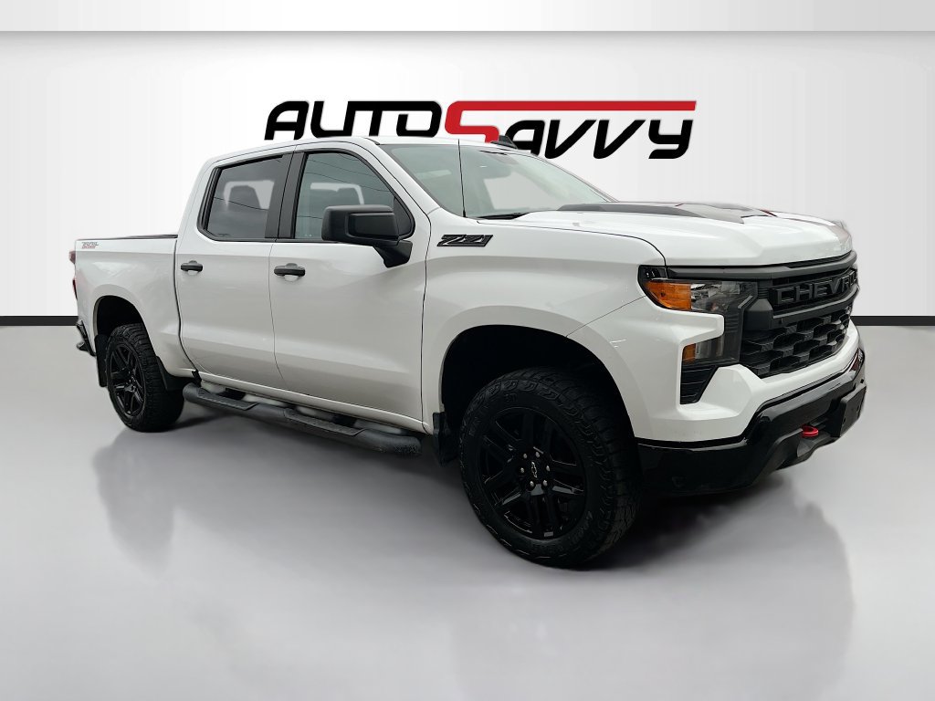 Used 2023 Chevrolet Silverado 1500 Custom Trail Boss w/ LPO, Dark Essentials Package AWD/4WD image 1