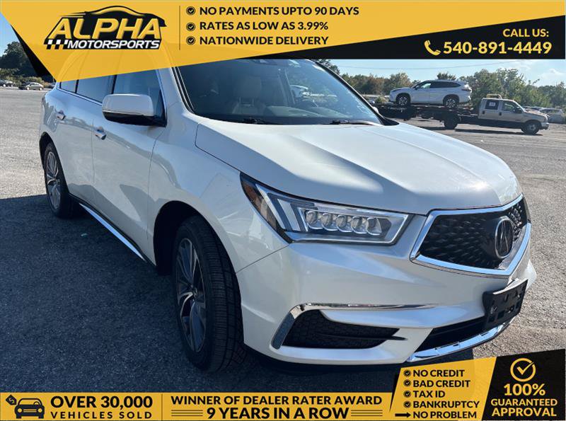 Used 2017 Acura MDX w/ Technology Package AWD/4WD image 1