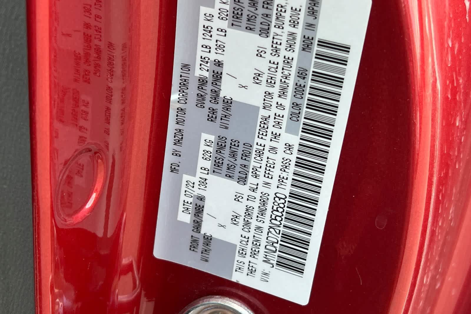 Used 2022 MAZDA MX-5 Miata Grand Touring RWD image 24