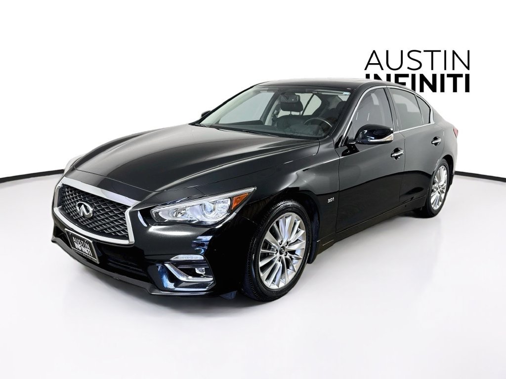 Certified 2019 INFINITI Q50 Luxe w/ Essential Package (3.0T Luxe) RWD image 3