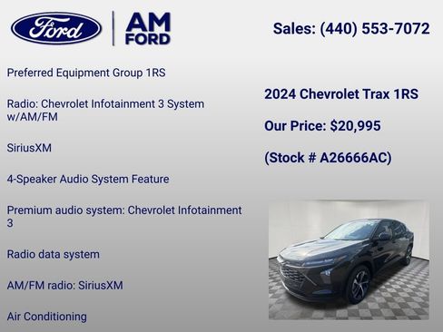 Used 2024 Chevrolet Trax RS FWD image 6