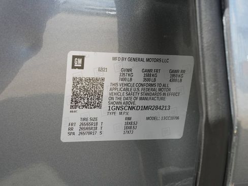 Used 2021 Chevrolet Tahoe LT RWD image 29