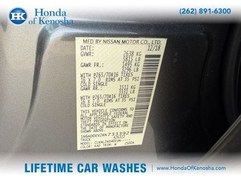 Used 2019 Nissan Frontier SV image 24