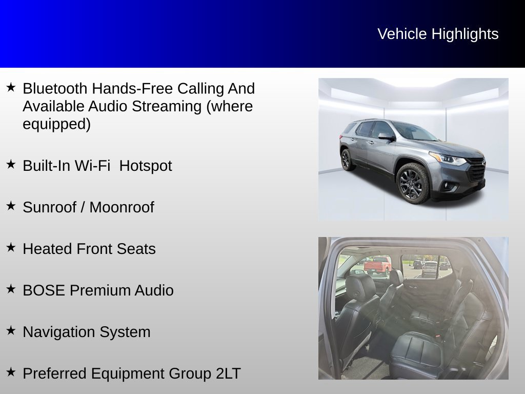 Used 2019 Chevrolet Traverse RS AWD/4WD image 8