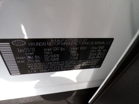 Certified 2023 Hyundai Santa Fe SEL w/ Premium Package AWD/4WD image 36