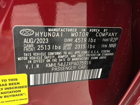 Used 2023 Hyundai Sonata Limited FWD image 29