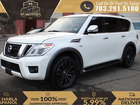 Used 2018 Nissan Armada Platinum w/ Interior Lighting Package AWD/4WD image 1