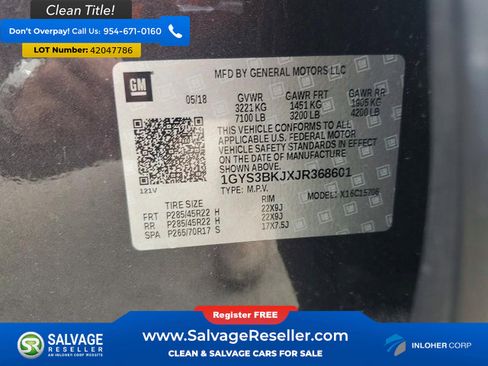 Used 2018 Cadillac Escalade Luxury RWD image 17