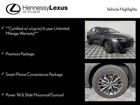 Certified 2022 Lexus NX 250 FWD w/ Premium Package image 12