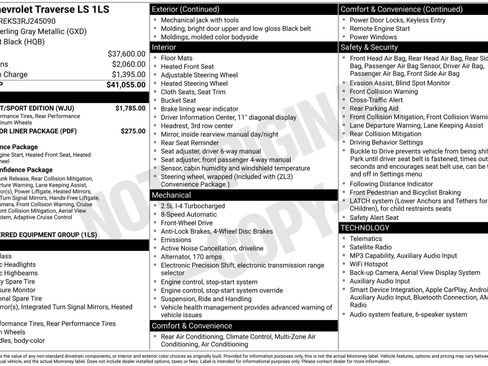 Used 2024 Chevrolet Traverse LS w/ Midnight/Sport Edition FWD image 46