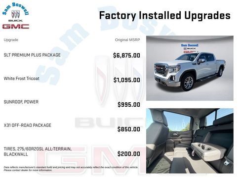 Used 2019 GMC Sierra 1500 SLT w/ SLT Premium Plus Package AWD/4WD image 4