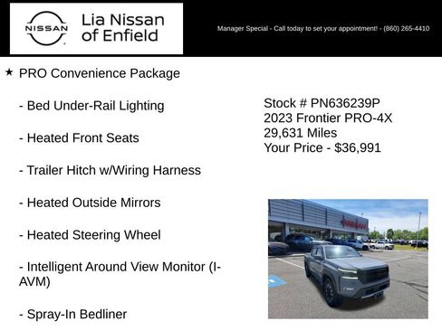 Used 2023 Nissan Frontier PRO-4X w/ Pro Convenience Package AWD/4WD image 5