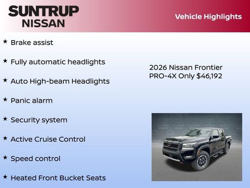 New 2026 Nissan Frontier PRO-4X w/ Pro Premium Package image 30
