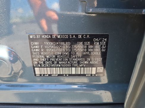 Certified 2024 Honda HR-V Sport image 30