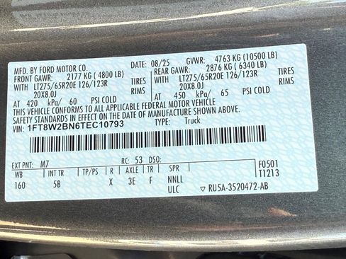 New 2026 Ford F250 Lariat w/ Black Appearance Package image 24