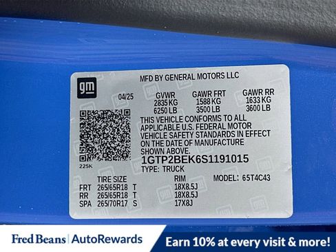 New 2025 GMC Canyon Elevation w/ Convenience Package image 22