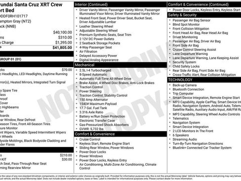 Certified 2024 Hyundai Santa Cruz XRT AWD/4WD image 71