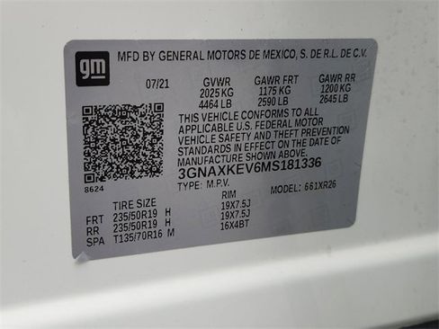 Certified 2021 Chevrolet Equinox LT image 34