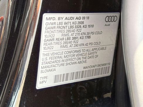 Used 2019 Audi Q8 Prestige w/ Towing Package AWD/4WD image 19